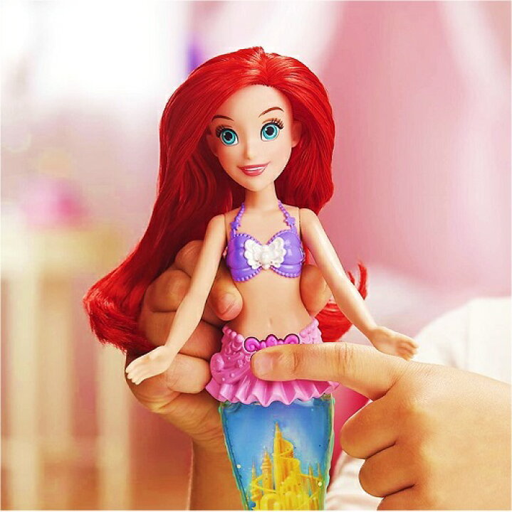 楽天市場 Disney ディズニープリンセス 光る グリッターグロー アリエルドール Disney Princess Glitter N Glow Ariel Doll With Lights リトルマーメイド アリエル 人形 フィギュア おもちゃ 女の子用 ドレス クリスマス プレゼント ａｊマート