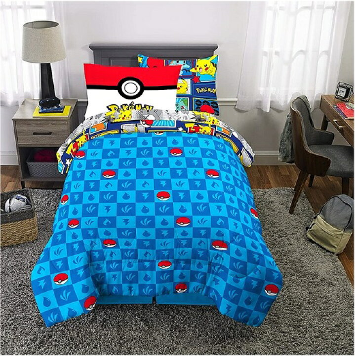 新作人気モデル 18時迄価格 ポケットモンスター布団カバー ボックスシーツ ポケモン ピカチュウ シーツ