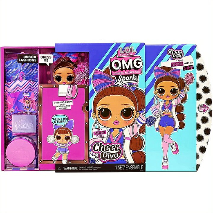 楽天市場 L O L Surprise Lol サプライズ Omg オールスターb B S スポーツファッションドール Cheer Diva チアディーバ チアリーディング おもちゃ 人形 女の子用 プレゼント Lolサプライズ ａｊマート