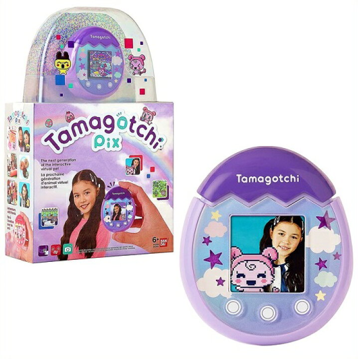 楽天市場 たまごっち ピックス パープル Tamagotchi Pix Sky Purple たまごっちピクス ピックス おもちゃ クリスマス 誕生日 プレゼント 女の子 ａｊマート