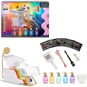 yRainbow Surprise z C{[TvCY C{[nC T vCZbg ih[͕ʔj Rainbow High Salon Playset wAT/wACN//̎qp/v[g/lol/v[vV[