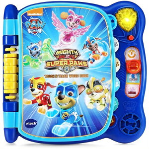 �yVTech�zPaw Patrol �p�E�p�g���[�� �}�C�e�B�[�p�b�v �G���ċ����� ���[�h�u�b�N Mighty Pups Touch and Teach Word Book �v���[���g/�m��ߋ�/�p��w�K
