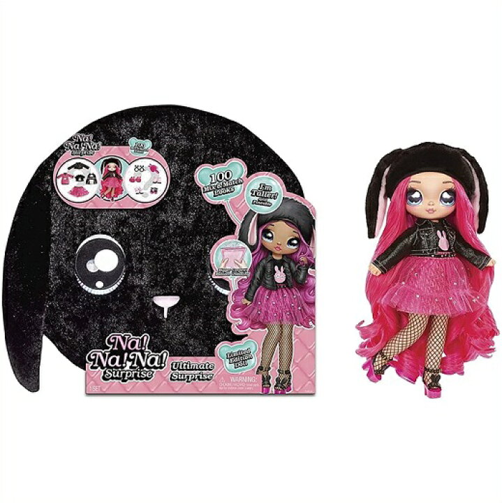楽天市場 Na Na Na Surprise Nanana ナナナサプライズ アルティメットサプライズ ブラックバニー Ultimate Surprise Black Bunny おもちゃ 人形 ドール女の子用 プレゼント Lolサプライズ ａｊマート
