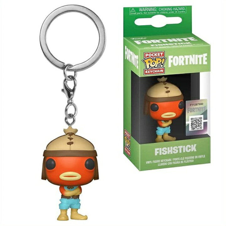 楽天市場 Funko ファンコ フォートナイト フィッシュスティック キーホルダー キーチェーン Funko Pop Keychain Fortnite Fishstick フィギュア ゲーム キャラクター ａｊマート
