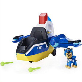 【Paw Patrol パウパトロール】 ジェット トゥ ザ レスキュー チェイス デラックス 変形 スパイラル レスキュージェット ライト＆サウンド Paw Patrol, Jet to The Rescue Deluxe Transforming Spiral Rescue Jet フィギュア/おもちゃ/プレゼント