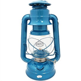【Dietz デイツ 】 #76 オイルランプ ブルー（青） Oil Lamp Burning Lantern Blue /ハリケーンランタン/灯油/ランタン/キャンプ/BBQ/アウトドア/ランタン/釣り/防災