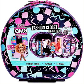 【L.O.L. Surprise 】 LOL サプライズ O.M.G. ファッション クローゼット オンザゴー ローリングストレージフィット プレイセット/Fashion Closet On-The-Go Rolling Storage fits おもちゃ/人形/女の子用/プレゼント/lolサプライズ