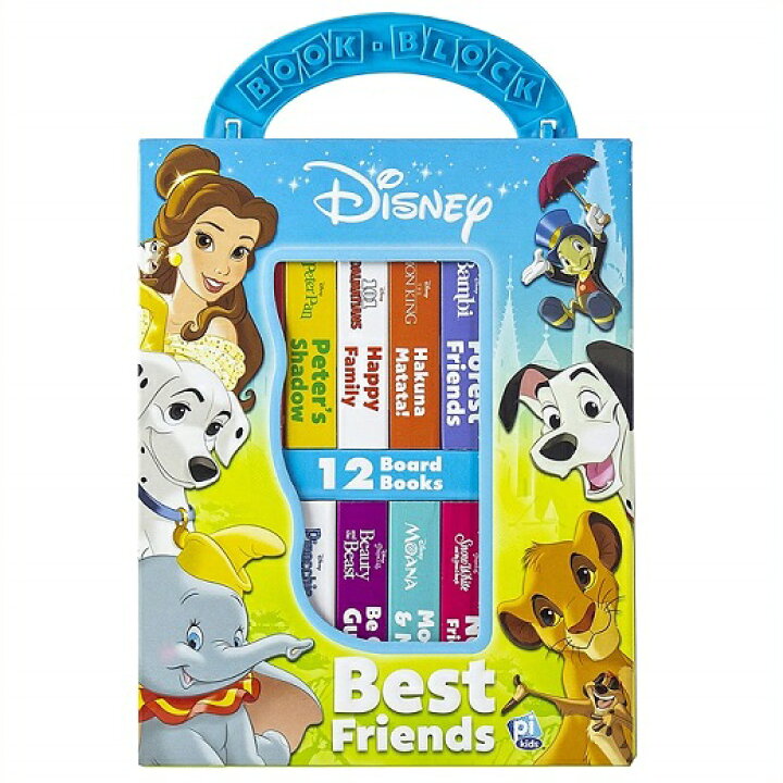 楽天市場 Disney ディズニー 英語絵本 12冊セット ベストフレンド ライオンキング モアナ ピーターパン ダンボ 他 マイファーストライブラリー 英語絵本 ミニサイズ ａｊマート