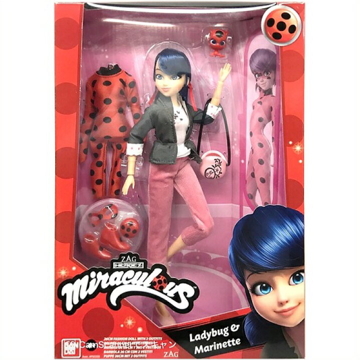 楽天市場 Miraculous Ladybug ミラキュラス レディバグ ドレスアップドール 26cm フィギュア Ladybug てんとう虫 キャラクター マリネット ａｊマート