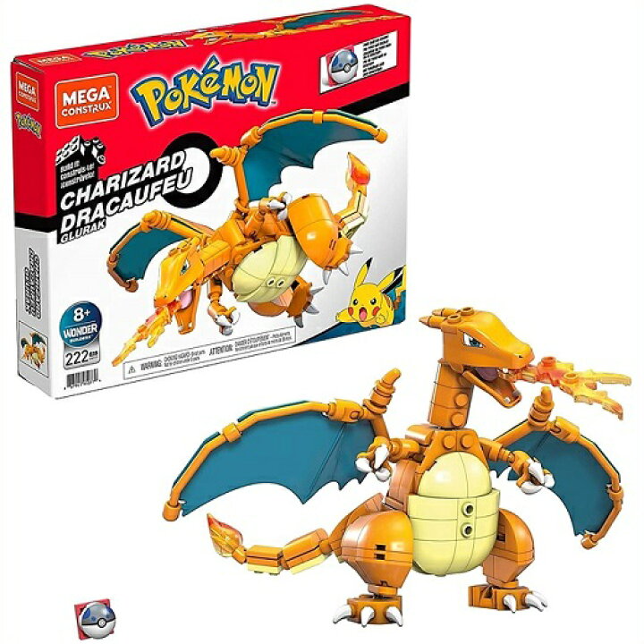 楽天市場 Mega Construx メガコンストラックス ポケモン リザードン Pokemon Charizard 222p メガブロック 組み立て ブロック パーツセット おもちゃ 知育玩具 車 ギフト クリスマス プレゼント 誕生日 お祝い 男の子 ａｊマート