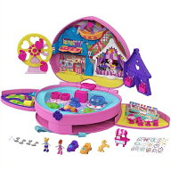 Polly Pocket ポーリーポケット タイニーイズマイティーのテーマパーク バックパック プレイセット/フィ…
