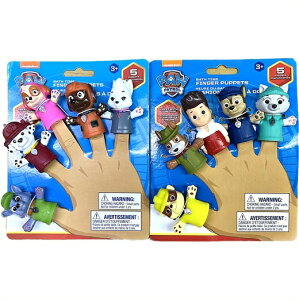 Paw Patrol Finger Puppets pEpg[ wl` 10Zbg tBK[pybg/l`/tBMA/mߋ/C/oXgC/LN^[