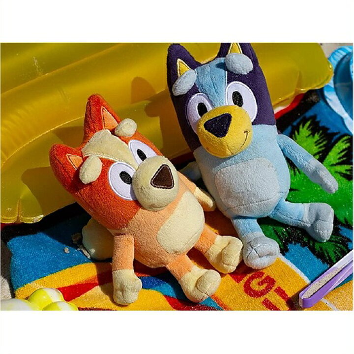 楽天市場】ディズニー ジュニア ブルーイ ＆ ビンゴ ぬいぐるみ 2体 