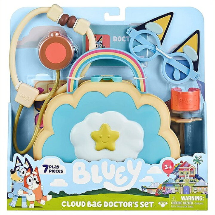 楽天市場】ディズニージュニア ブルーイ クラウドバッグ ドクターズ 