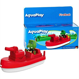 AquaPlay アクアプレイ ファイヤーボート＆ワニ フィギュア Fireboat/水鉄砲/わに/おもちゃ/ドイツ製/人形/水遊び/8700000273/ギフト/誕生日/プレゼント