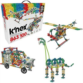 【K'NEX/ケネックス】 イマジン 100モデル ビルディングセット 863ピース 100 Model Imagine Building Set 12605/組み立て/ブロック/パーツセット/おもちゃ/知育玩具/東大王/水上楓/ギフト/クリスマス/プレゼント/誕生日/お祝い/男の子