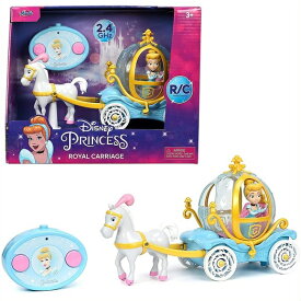 【Jada Toys/ジェイダトイズ】 Disney Princess ディズニープリンセス シンデレラの馬車 ラジコン リモコンカー/RCカー/おもちゃ/クリスマス/誕生日/女の子/フィギュア/
