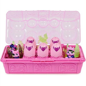 ܂āIE[ ~j Et t@~[J[g Hatchimals CollEGGtibles Rainbow-Cation Wolf Family Carton GbO//C{[/vCZbg/a/NX}Xv[g/nb`}/n`}