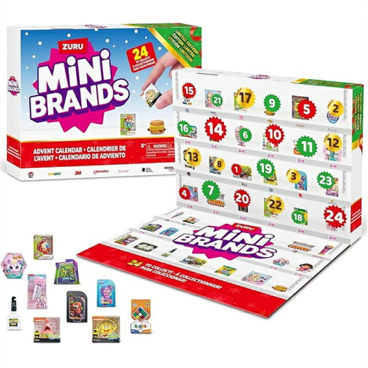 楽天市場】【ZURU】Mini Brands ミニブランズ 限定版 アドベント 