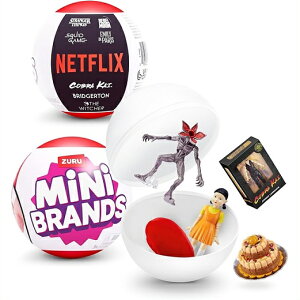 �yZURU�z Mini Brands NETFLIX �~�j�u�����Y �l�b�g�t���b�N�X 2�Z�b�g �~�X�e���[�J�v�Z���g�C /�l�g�t��/�T�v���C�Y/�~�j�`���A/�~�j�g�C/�v���[���g/�a����/�N���X�}�X