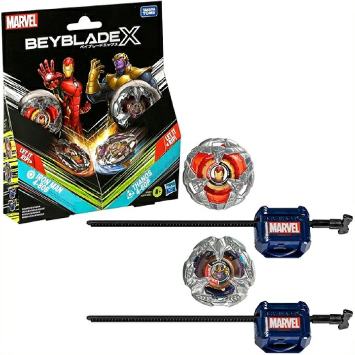 楽天市場】【Marvel】 ベイブレード X マーベルコラボ アイアンマン 4 
