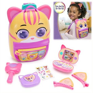 【Disney Junior Super Kitties】 ディズニー ジュニア スーパーキティー スーパーバックパックセット 7ピースセット/おもちゃ/Just Play/バッグ/リュック