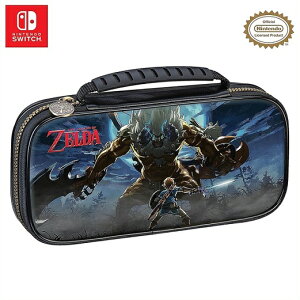 【Nintendo Switch or Switch Lite】 ニンテンドー スイッチ&スイッチライト 有機EL 兼用 ゼルダの伝説 プロテクションケース ゼルダVSライネル トラベルケース/任天堂/スイッチ ライト/キャリングケ