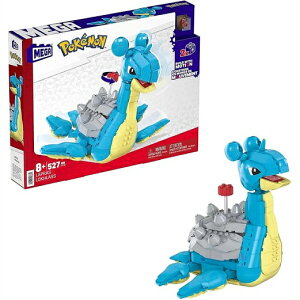 【Mega メガ】 Pokemon Lapras ポケモン ラプラス 527P 組み立て/ブロック/パーツセット/おもちゃ/知育玩具/車/ギフト/クリスマス/プレゼント/誕生日/お祝い/男の子/メガコンストラックス