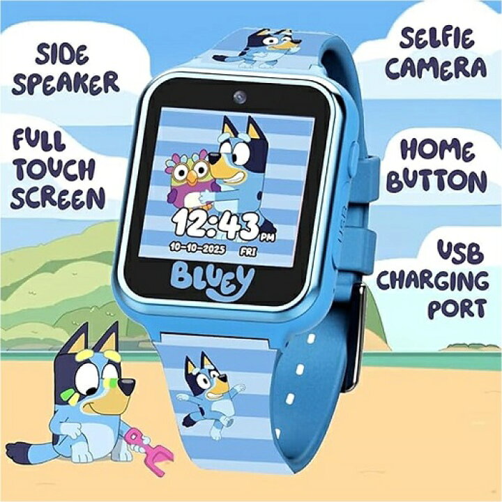 楽天市場】【Bluey】 ブルーイ タッチスクリーン スマートウォッチ 