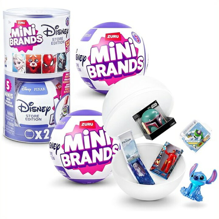 楽天市場】【5 Surprise 5サプライズ 】 Mini Brands Disney ミニ 