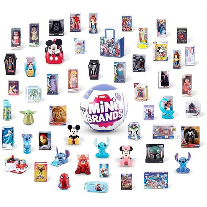 楽天市場】【5 Surprise 5サプライズ 】 Mini Brands Disney ミニ 