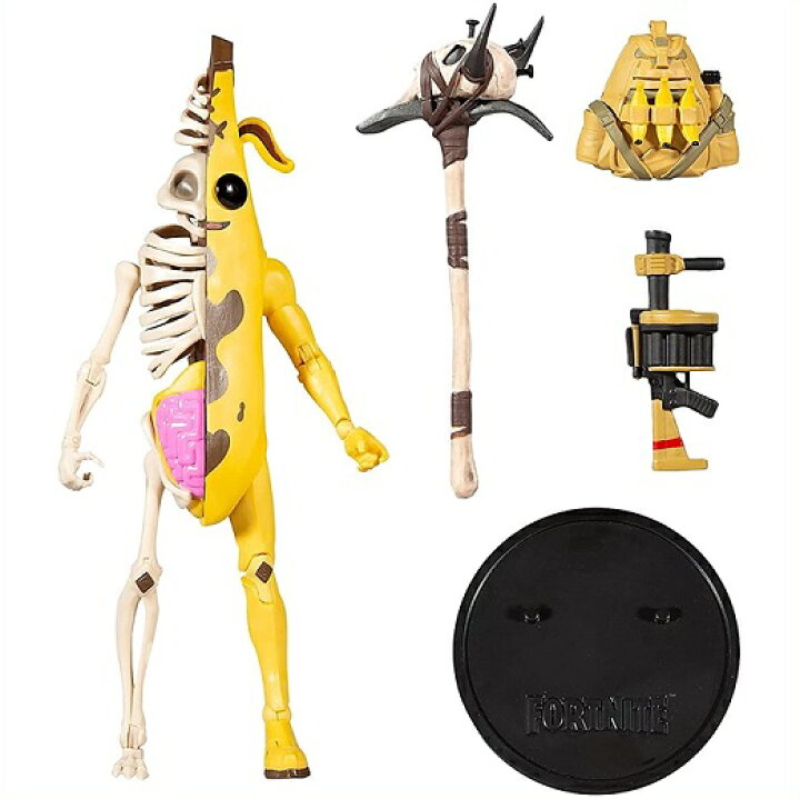 楽天市場 Mcfarlane Toys Fortnite フォートナイト ピーリーボーン フィギュア Deluxe Peely Bone Figure マクファーレントイズ ピーリー バナナ おもちゃ 公式 ａｊマート