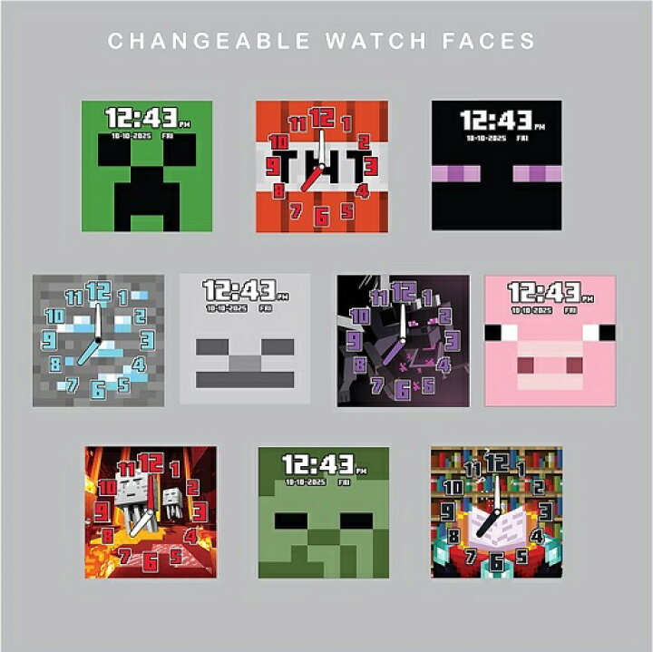 楽天市場 Minecraft マインクラフト タッチスクリーン スマートウォッチ Wm Touch Screen Smartwatch マイクラ おもちゃ 時計 カメラ 自撮り セルフィー 男の子 プレゼント ａｊマート