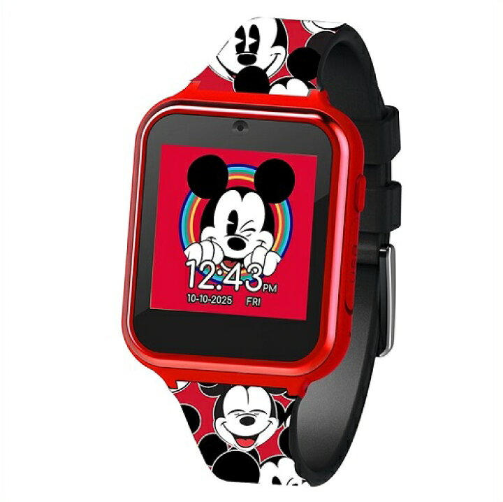 楽天市場 Disney Mickey Mouse ディズニー ミッキーマウス タッチスクリーン スマートウォッチ Touch Screen Smartwatch おもちゃ 時計 カメラ 自撮り セルフィー 子供用 キッズ プレゼント ａｊマート