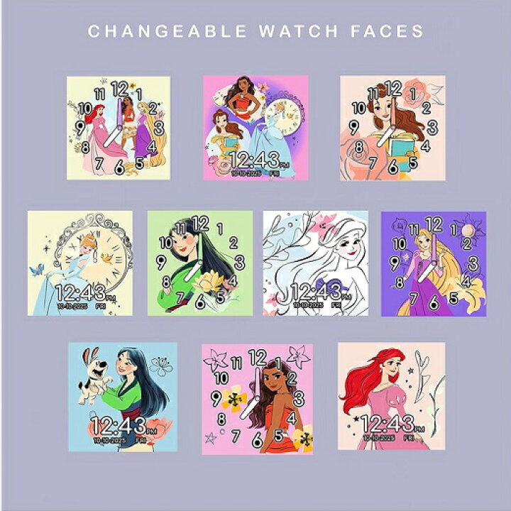 楽天市場 Disney Princess ディズニープリンセス タッチスクリーン スマートウォッチ ピンク Touch Screen Smartwatch おもちゃ 時計 カメラ 自撮り セルフィー 子供用 キッズ プレゼント ａｊマート