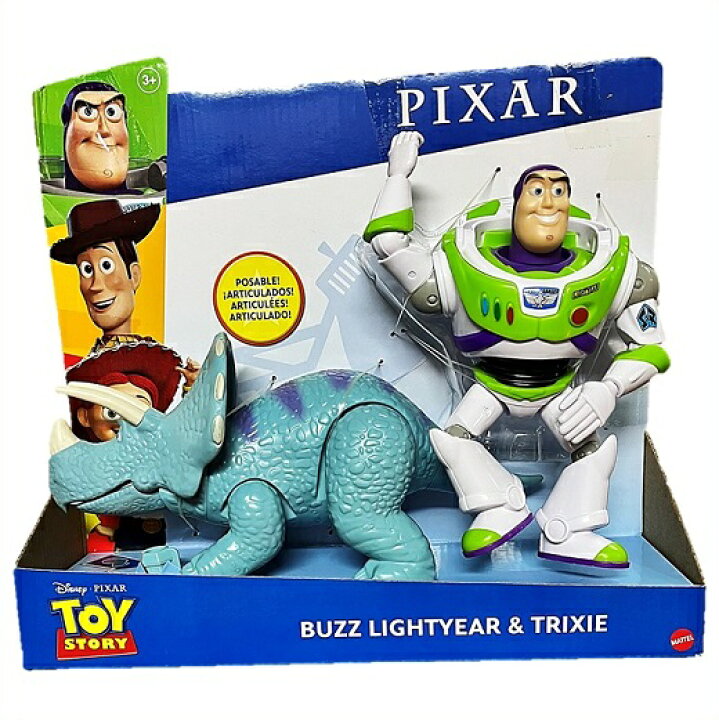 楽天市場 Disney Pixar Toy Story トイストーリー フィギュアセット バズライトイヤー トリクシー トイストーリー 人形 バズ 25th ａｊマート