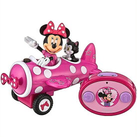 【Jada Toys/ジェイダトイズ】 Disney Junior ミニーマウス エアプレーン ラジコンカー New リモコンカー/RCカー/おもちゃ/クリスマス/誕生日/飛行機/フィギュア/ポルカドット