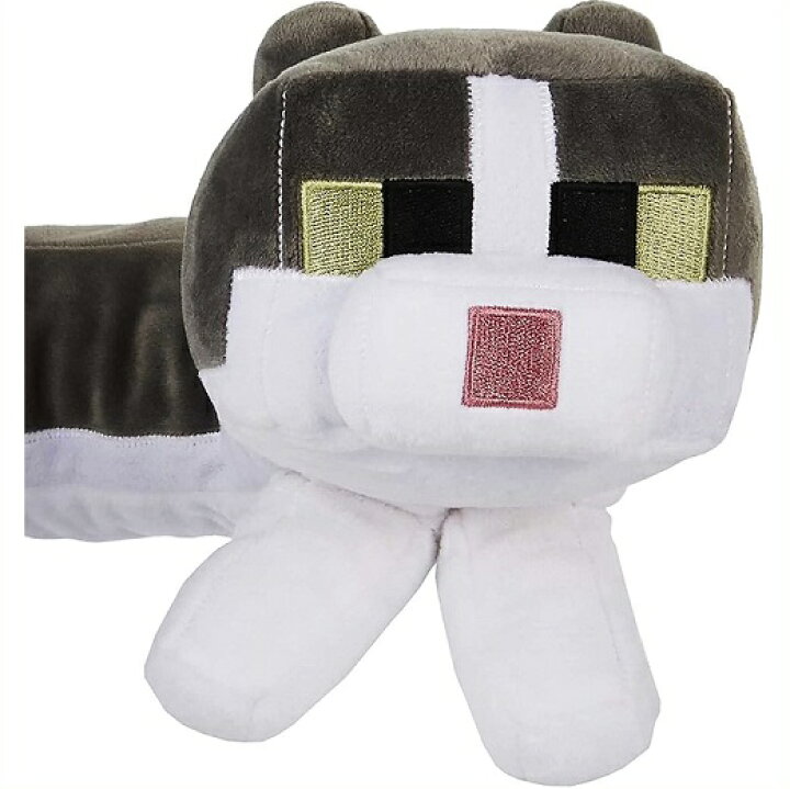 楽天市場 マインクラフト サウンド プラッシュ キャット ネックピロー Minecraft Purring Sounds Plush Cat Neck Pillow 猫 ぬいぐるみ ゲーム キャラクター ねこ マイクラ ａｊマート