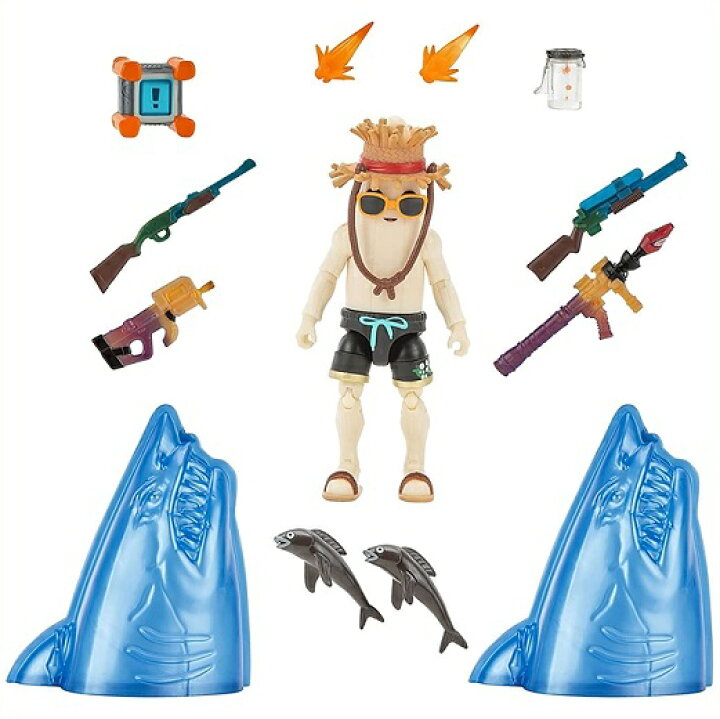 楽天市場 Fortnite フォートナイト Figure Pack Unpeely アンピーリー フィギュア おもちゃ 公式 ソロモード シャーク ピーリー ａｊマート