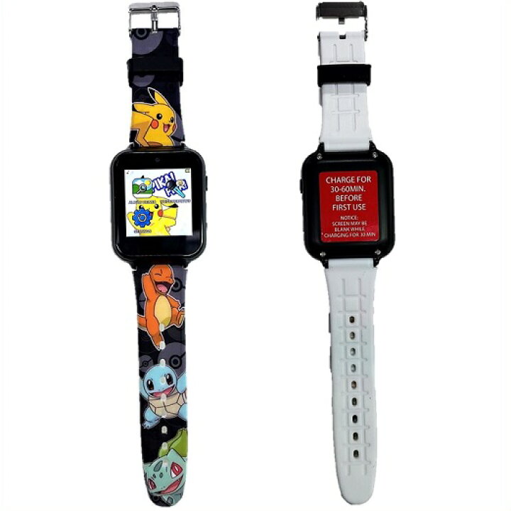 楽天市場 Pokemon ポケモン タッチスクリーン スマートウォッチ ピカチュウ Touch Screen Smartwatch Az おもちゃ 時計 カメラ 自撮り セルフィー 男の子用 プレゼント ａｊマート