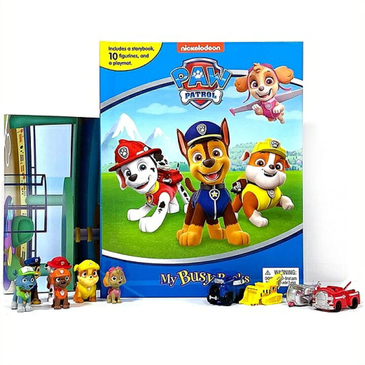 市場 24フィギュア付き マイビジーブックmy Busy ディズニープリンセスペッパ 絵本セット Books 3歳以上パオパトロール 英語