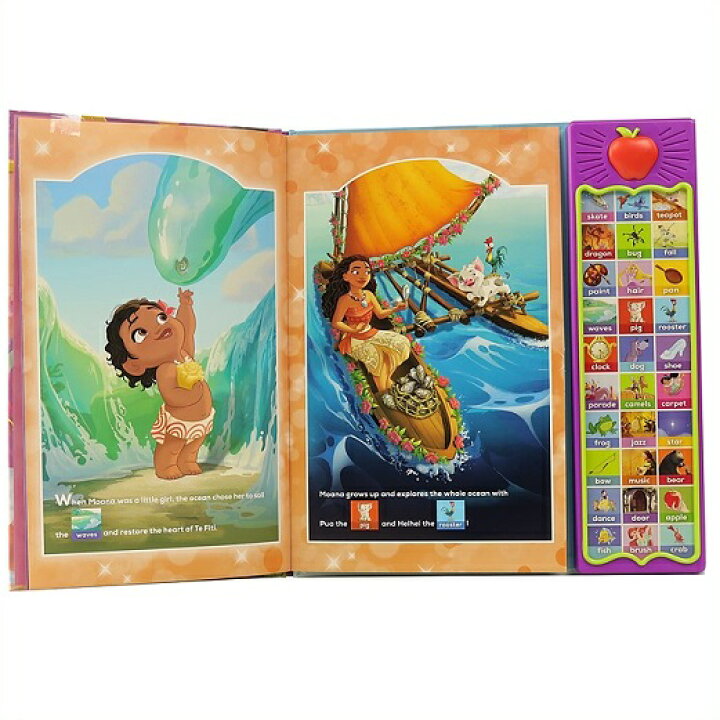楽天市場 Disney Princess ディズニー プリンセス ファーストワード 30個のボタンがついたサウンドブック First Words 30 Button Sound Book 音声付き 英語絵本 英語音声 英語学習 知育玩具 ａｊマート