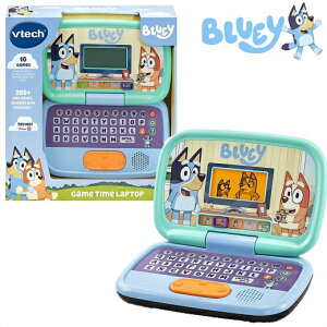 ���p�b�P�[�W�Ƀ_���[�W����yVTech�z �u���[�C �Q�[���^�C�� ���b�v�g�b�v Bluey Game Time Laptop /�p��w�K/�P��/�T�E���h/�t���[�Y/�L�[�{�[�h/�p�\�R��/PC