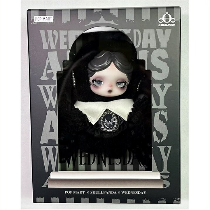 楽天市場】正規品 POP MART SKULLPANDA × Wednesday NY限定 スカル 
