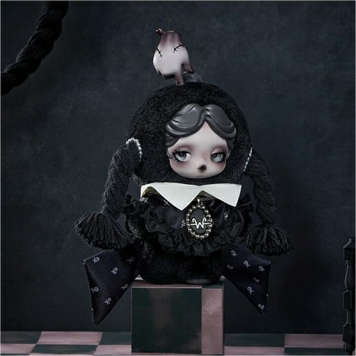 楽天市場】正規品 POP MART SKULLPANDA × Wednesday NY限定 スカル 