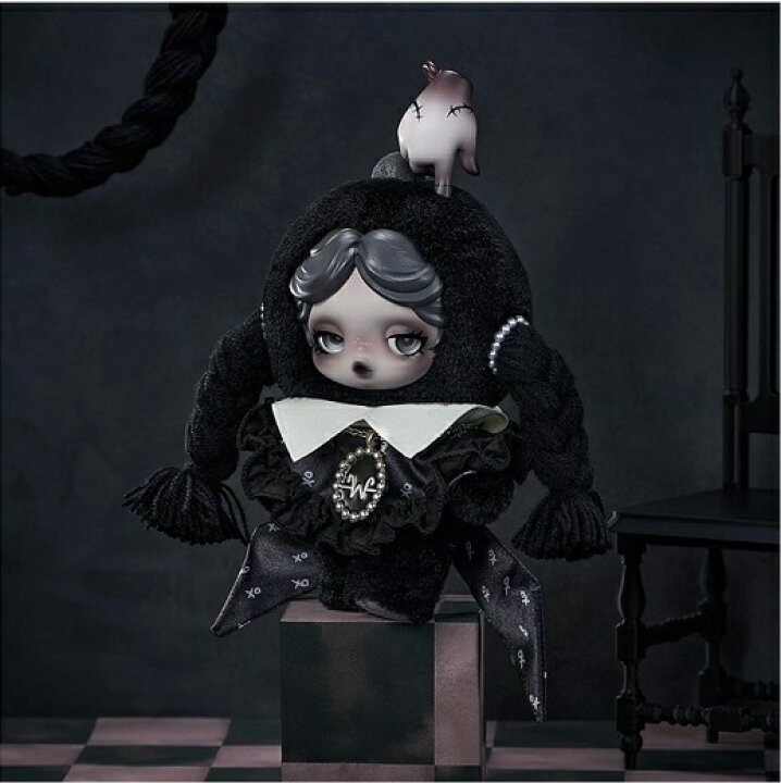 楽天市場】正規品 POP MART SKULLPANDA × Wednesday NY限定 スカル 