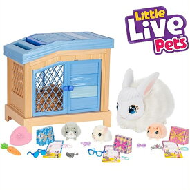 【Little Live Pets 】 リトルライブペット バニー ママサプライズ と小屋 3匹のサプライズベイビー/うさぎ/おもちゃ/女の子用/プレゼント/お誕生日/クリスマス/ぬいぐるみ/サプライズ/赤ちゃん