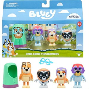 �f�B�Y�j�[ �W���j�A Bluey �u���[�C �t�B�M���A 4�̃Z�b�g�u���΂�����񂽂�������Ă���v/�u���[�C/�r���S/�`��/�}�t�B��/��������/�N���X�}�X/�t�B�M���A/�t�@�~���[