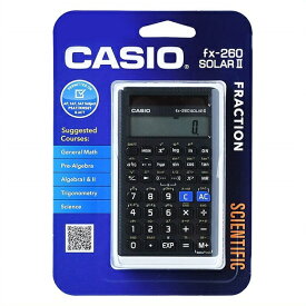 【 Casio カシオ 】 関数電卓 Casio fx-260 SOLAR 2 分数と科学の電卓 文具/計算機/オフィス用品/ソーラー