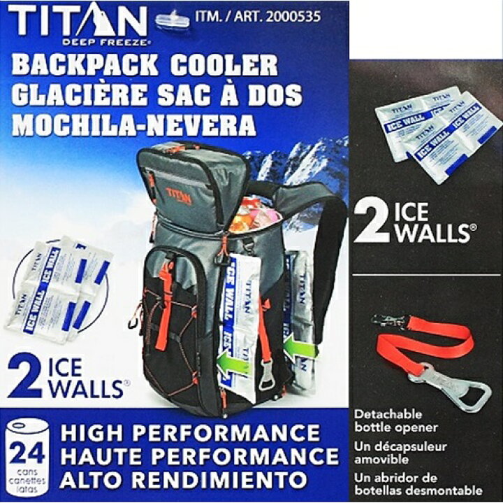 楽天市場】【ARCTIC ZONE】TITAN クーラーバッグ バックパック 12.5L 